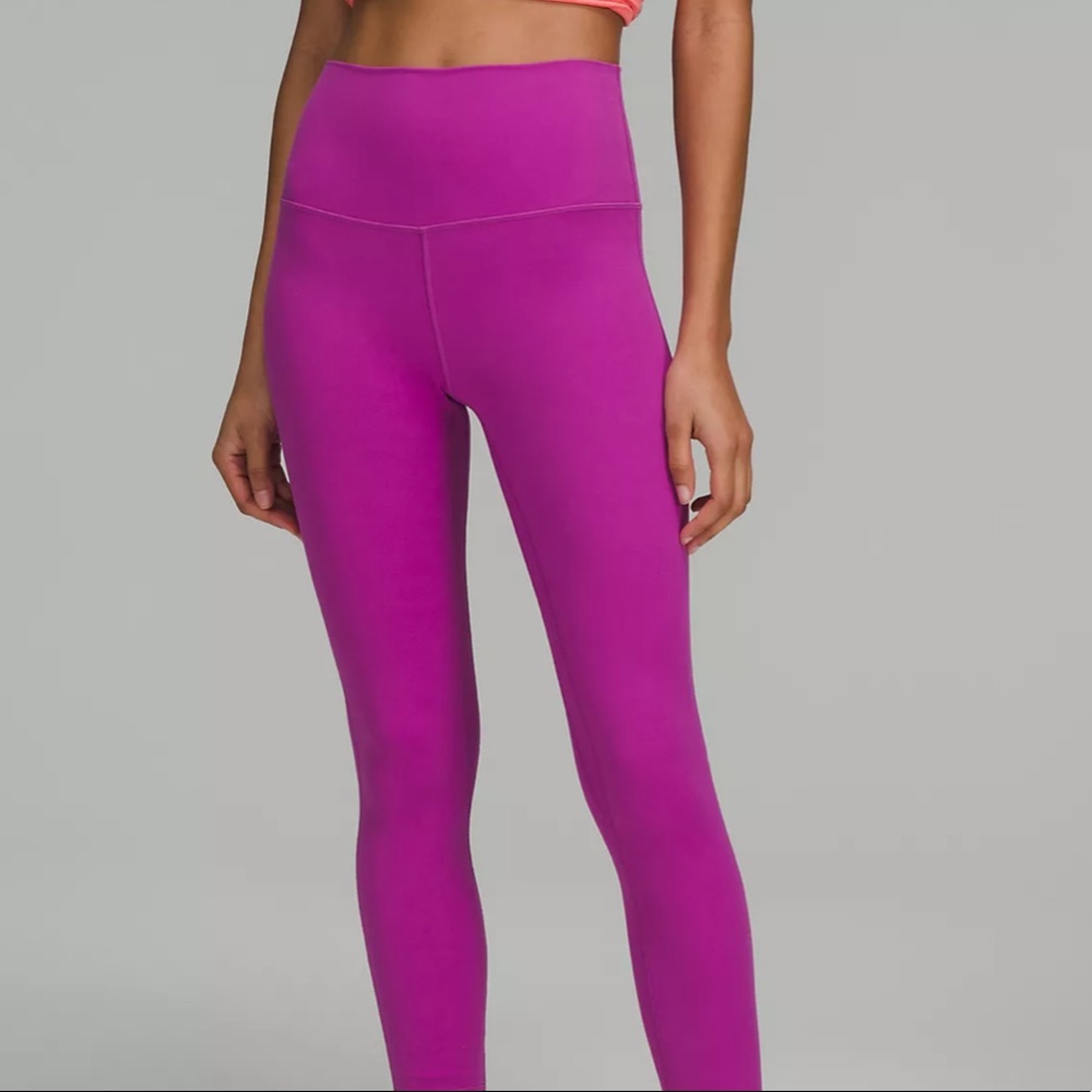 Lululemon Yoga Pants Size 0 Neon Purple
